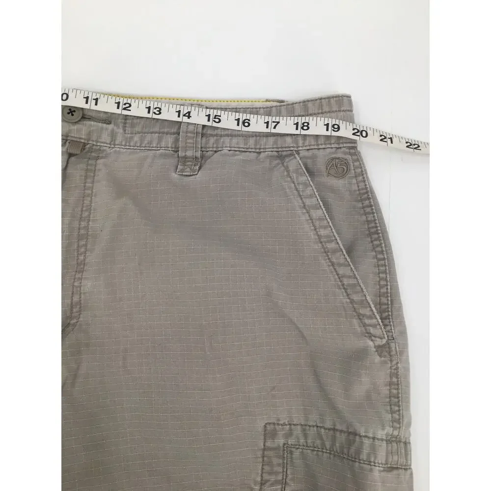 The North Face Khaki Shorts A5 Series Ripstop Fabric Tan Beige size 40